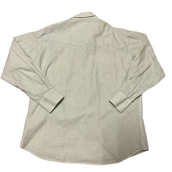 CODY JAMES LONG SLEEVE PEARL SNAP SHIRT SIZE 2XL GREEN PLAID WESTERN COWBOY MENS - Picture 4 of 4